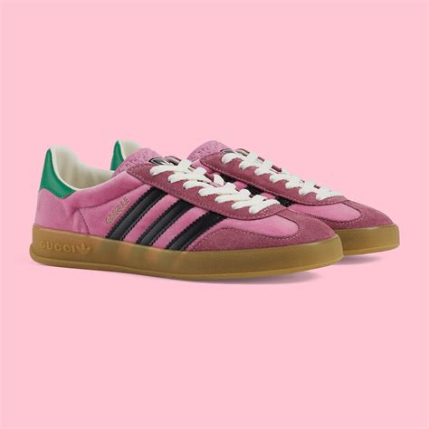 pink gazelles gucci|adidas x Gucci gazelle.